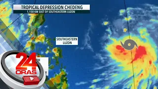 Posibleng lumakas bilang "tropical storm" o "typhoon" ang Bagyong Chedeng — PAGASA | 24 Oras