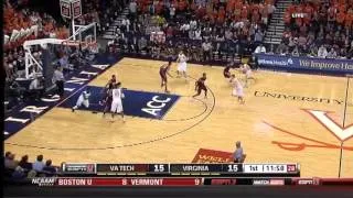 Virginia vs. Virginia Tech 2/12/13 - 1st Half