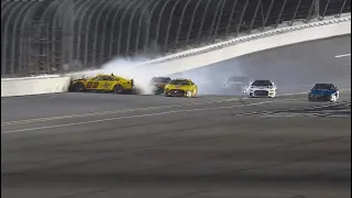 Joey Logano HARD Crash Duel 2 Finish | 2022 NASCAR Daytona Speedweeks
