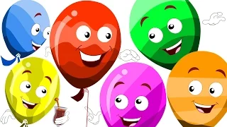 learn colors with balloons | the balloon song | original kids rhymes | colors song | kids tv