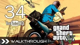 GTA 5 Walkthrough Grand Theft Auto V Gameplay - Part 34 (Mission 27 - Three's Company) HD 1080p