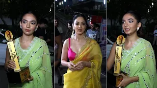 Sandeepa Dhar, Anushka Sen At Dadasaheb Phalke Award.