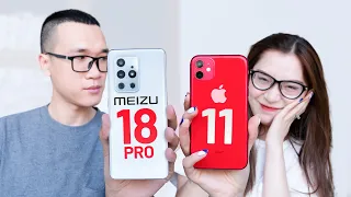 So sánh Meizu 18 Pro với iPhone 11: vẫn cứ chọn Apple?