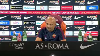 Conferenza stampa Spalletti: "Se smette Totti smetto anche io. Roma è l'ambiente ideale"