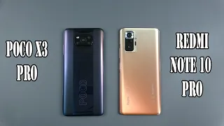 Poco X3 Pro vs Redmi Note 10 Pro | SpeedTest and Camera comparison