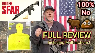 Ruger SFAR NO 🐂💩 FULL Review. The AR-308 Struggle Is STILL Real😕