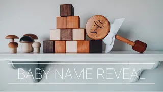 BABY NAME REVEAL | The name of our third baby