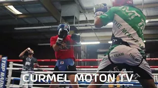 Curmel Moton LEAK Sparring , preparing for KNOCK OUT on 2nd Pro Fight Nov.25 (Part1)