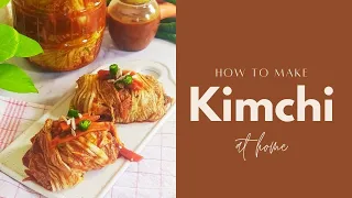 How to make Kimchi at home (막김치)