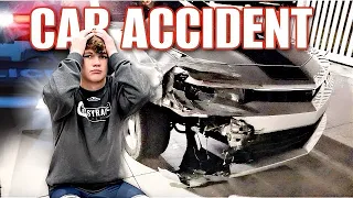 He CRASHED his NEW CAR! First Car Accident