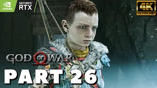 GOD OF WAR PC Gameplay Part 26 [4K 60FPS PC RTX 3060] - MODI (FULL GAME) - No Commentary