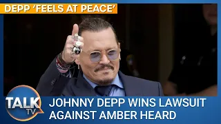 Johnny Depp ‘feels at peace’ following victory in Amber Heard defamation lawsuit