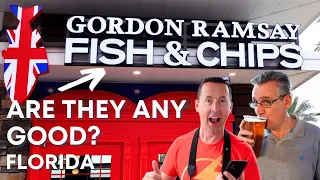 We Review Gordon Ramsay Fish and Chips | Something new at The Wheel Icon Park | International Drive