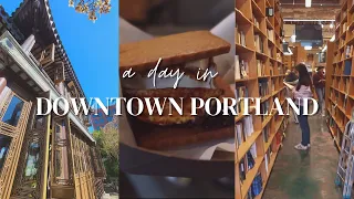 a day in downtown Portland! (chinese gardens, powell's bookstore, portland art museum)