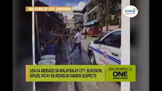 One Mindanao: Pagpamusil, Sapul sa CCTV