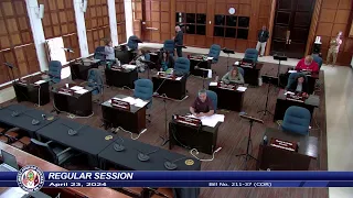 37th Guam Legislature Regular Session - April 23, 2024 AM