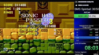 Classic Sonic trilogy speed run [59:38 IGT]