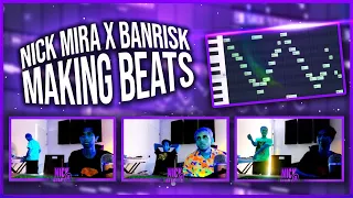 Nick Mira & Banrisk Making Beats From Scratch | Making Beats in FL Studio [11/04/21]