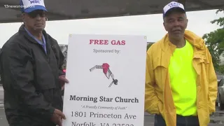 Gas Giveaway: Norfolk police officers shut down $5,000 event after traffic back-up