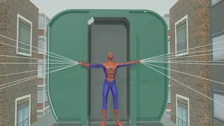 Homem Aranha parando o Trem | Animação Blender 3D