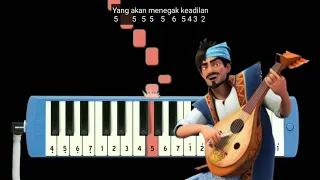 Not Pianika Keris Sakti - Upin Ipin