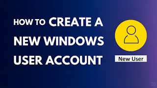 Windows 10 - How to Create a New User Account  | Create A Guest Account | Add Accounts To Your PC