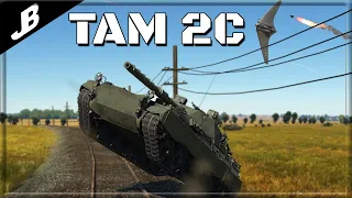 War Thunder - TAM 2C (Tanque Argentino Mediano 2C) and it's Powerful DM63 APFSDS Ft. Ho 229