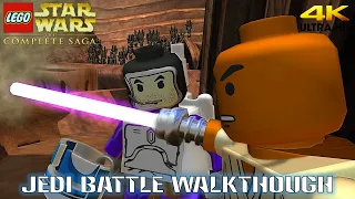 Lego Star Wars The Complete Saga 'Jedi Battle' Walkthrough (4K)