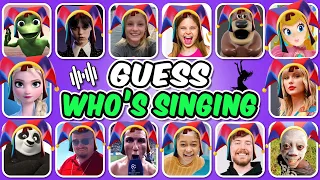 GUESS MEME & WHO'S SINGING🎤🎵🔥Lay Lay,King Ferran,Salish Matter,Elsa,The Amazing Digital Circus,Tenge