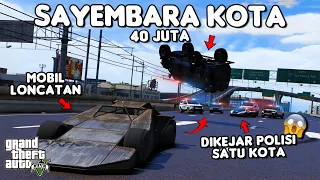 SAYEMBARA KOTA 40 JUTA BERUJUNG DIKEJAR POLISI - GTA 5 ROLEPLAY