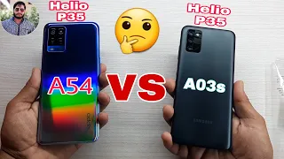 Samsung Galaxy A03s vs Oppo A54 Speed Test Comparison?