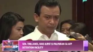 Sen. Trillanes, nais ipalipat si Palparan sa AFP Detention Facility || Aug. 18, 2014