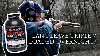 Can you leave Triple 7 Loaded overnight? What about 7 Days? | Muzzleloader Hunting Myths Tested