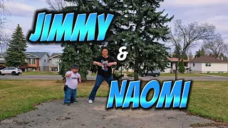 Jimmy and Naomi butcher the dance to KIDS by New Kids On The Block