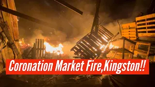 Kingston Coronation/Oxford Market Fire! #news #breakingnews #jamaica