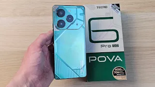 TECNO POVA 6 PRO 5G -  ИНТЕРЕСНЫЙ ДИЗАЙН, БАТАРЕЯ 6000MAH И МОЩНЫЙ ПРОЦЕССОР!