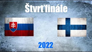 MS v hokeji 2022 ŠTVRŤFINÁLE! Slovensko VS Fínsko