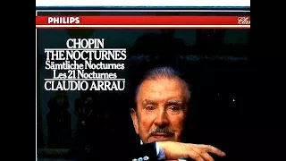 Chopin The 21 Nocturnes (recording of the Century : Claudio Arrau)