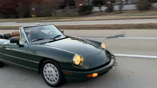 1992 Alfa Romeo Spider Veloce here to pick you up.