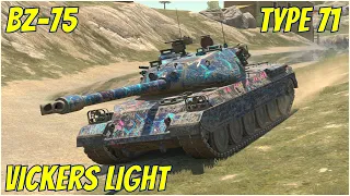 BZ-75, Type 71 & Vickers Light ● WoT Blitz