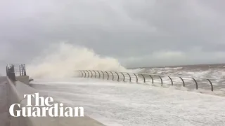 Storm Ciara sweeps across UK, causing heavy flooding