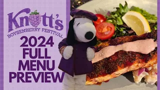 Knott's Boysenberry Festival 2024 | Food and Drink Preview | FULL Planning Guide