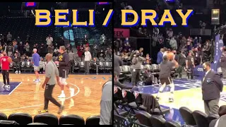 📺 Nemanja “Beli” Bjelica + Draymond Green workout/3s @ Warriors pregame b4 Brooklyn Nets [latepost]