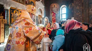 У Неділю про блудного сина Предстоятель очолив Божественну літургію у Києво-Печерській Лаврі