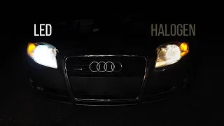 B7 Audi A4 Headlight Bulbs upgrade to LED 2005-2008