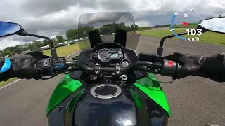 Kawasaki KLZ 1000 Versys Manfield track day 2024