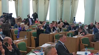 Засідання першої сесії Хмельницької обласної ради