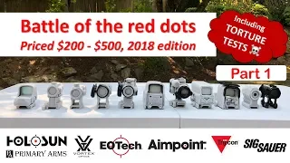 Battle of the Red Dots 2018 Part 1 of 2