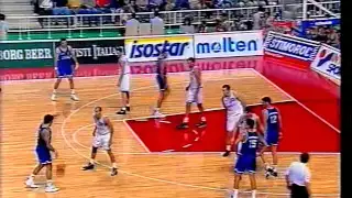 1995 Eurobasket semi final Yugoslavia-Greece