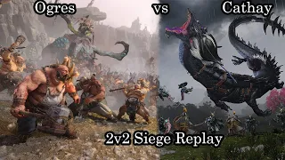2v2 Siege Battle Replay: Warhammer 3 Online